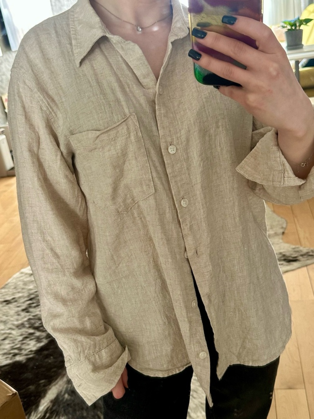 💛Banana Republic Linen Shirt.